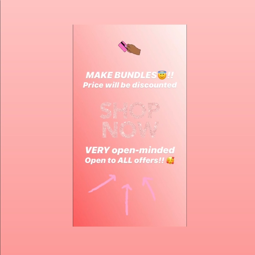 MAKE BUNDLES for discounted prices😍😍😍😍